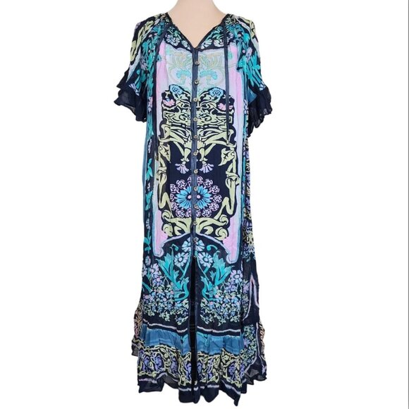 Free People Back to Barcelona Kaftan • Size M - Picture 4 of 8